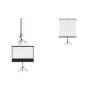 Projektsiooniekraan Franken X-tra!Line LWST215, formaat 1:1, pilt 1500×1500 mm, kaasaskantav statiiviekraan