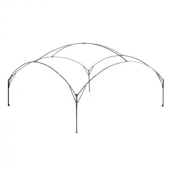 FastPitch Event Shelter XL, Pavillon hõbedane/tumesinine, 4,5 x 4,5 meetrit