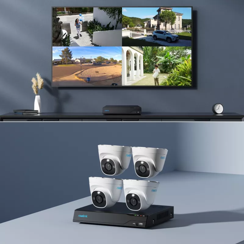 Reolink NVS8-8MD4 videovalvesüsteem juhtmega 8 kanaliga (PS4KD01-8)