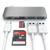 Satechi ST-TCUPM Type-C USB 3.0 kombineeritud jaotur 3 ühes