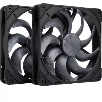 Noctua NF-A14x25 G2 PWM Sx2-PP chromax.Must 140mm Dual Fan Set