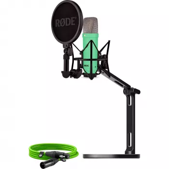 NT1 Signature + XLR-kaabel + lauastuudiohoob, mikrofon heleroheline, komplekt