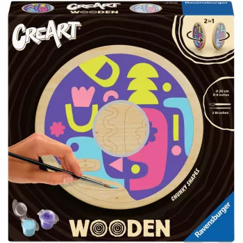 Ravensburger CreArt puidust ruudukujuliste kujundite komplekt — Ravensburger CreArt Wooden