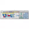 Klaviatuur Logickeyboard ALBA Universal USB AZERTY French Silver