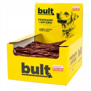 Koeramaius BULT Veiselihavorstid 40g — veiselihamaitseline looduslik koerasuupiste, 40 g üksikpakend, valku 39,8%, rasva 35,2%