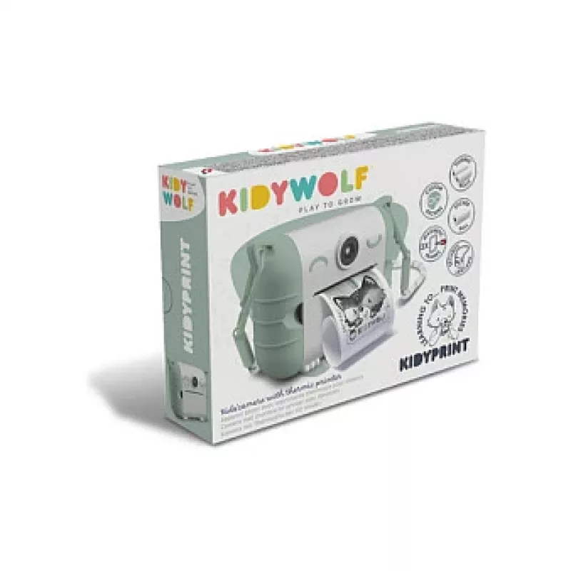 Laste digikaamera KIDYWOLF Kidyprint Roheline Valge