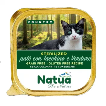 NATUA Country Steriliseeritud kalkun köögiviljadega - märg kassitoit - 100g