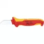 Knipex 98 52 nuga, oranž/punane, fikseeritud teraga