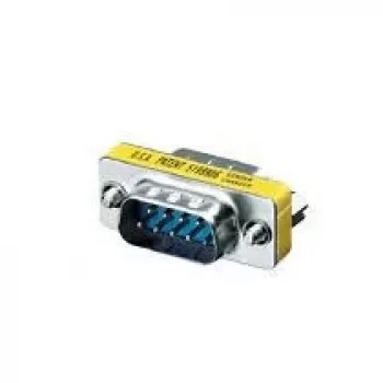 Equip Serial RS232 DB9 soovahetaja ühendusmuhv isane-isanele, DB-9, DB-9, hõbedane