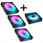 LIAN LI UNI FAN SL-INF 120 ARGB Reverse Blade 4-Pack – Must