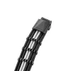 CableMod PRO ModMesh 12VHPWR kaablipikenduskomplekt, must/valge, PCIe 12VHPWR 16‑kontaktiline pikenduskomplekt