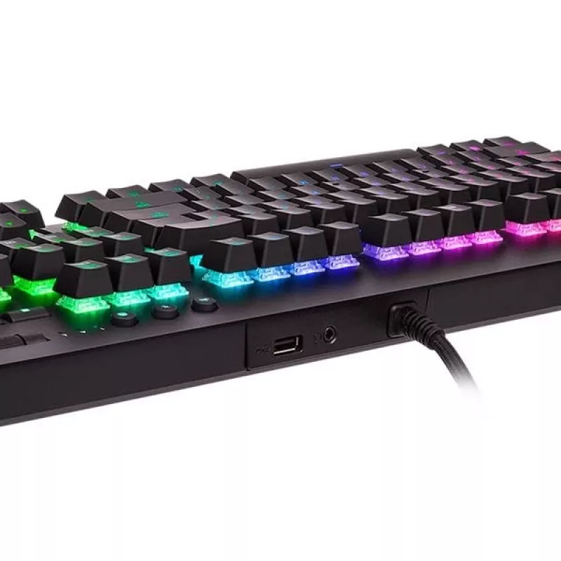 Mänguklaviatuur eSports Level 20 GT RGB Must Cherry MX Silver