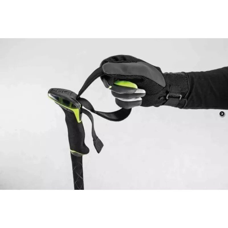 Leki Guide 2 kepid kepikõndimiseks — alumiinium, max pikkus 150 cm, kaal 271 g, Lock Security Strap Nylon, võlli Ø1,6 cm, must