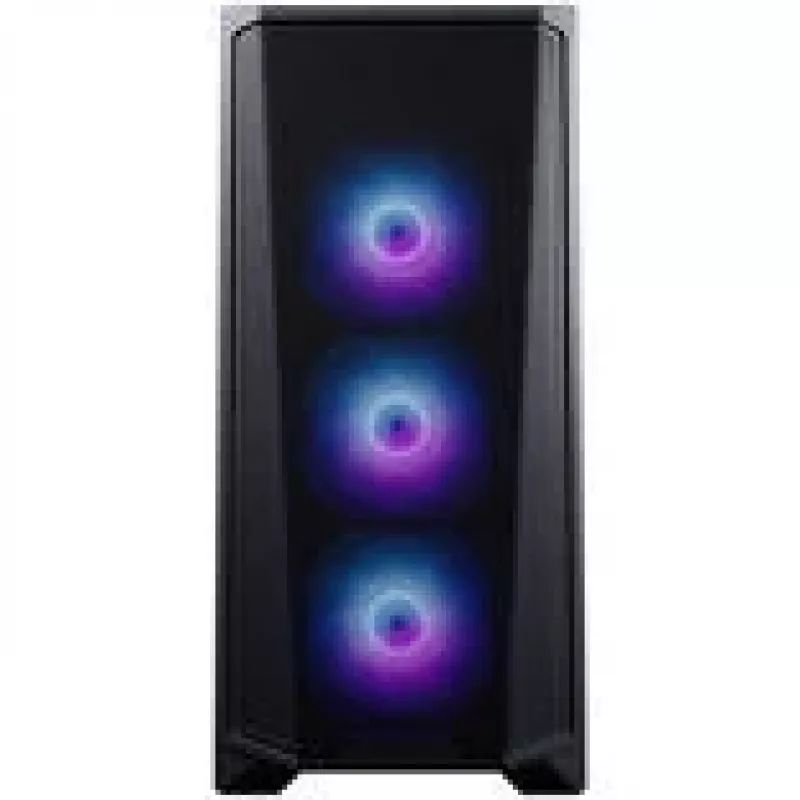 PHANTEKS Eclipse G370A arvutikorpus, Midi Tower, SSI-EEB, RGB, karastatud klaas - sh 3x 120-mm ventilaator, must