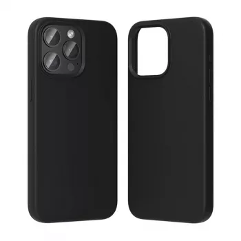 Kaitsev silikoonümbris Vention KUFB0-40 iPhone 15 Pro Max jaoks — must pehme puutega kate