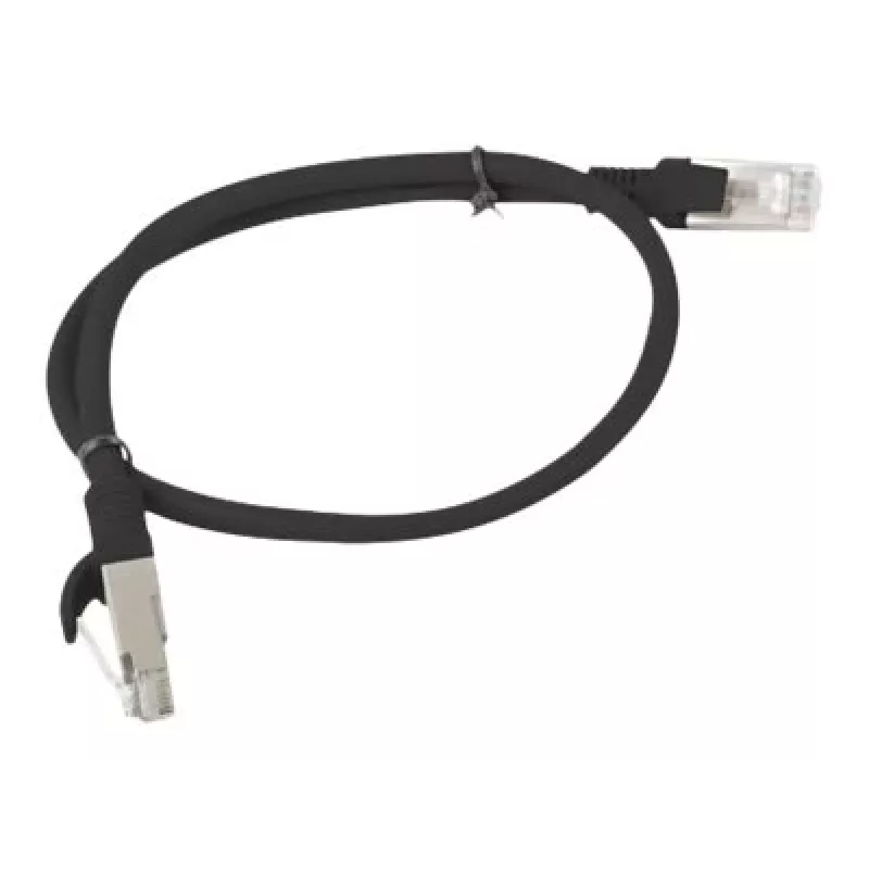 LANBERG PCU6-10CC-0050-BK Patchjuhe RJ45 cat. 6 UTP 0,5 m must