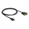 DeLOCK 85652 Videokaabli-adapter 1 m HDMI Type A (Standard) DVI must (85652)