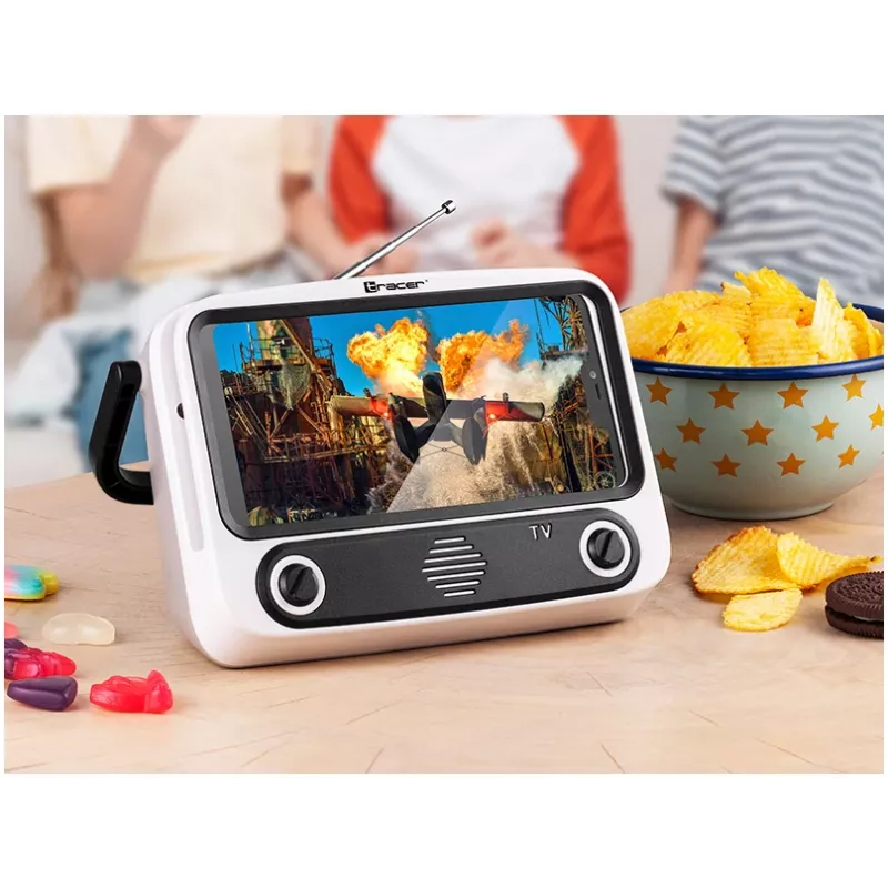 Mobiilialus TRACER T-MLX48046 Bluetooth-kõlariga, reguleeritav telefoni/tahvelarvuti hoidik