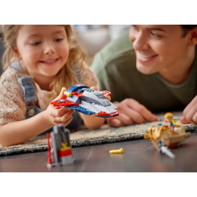 Ehitusmängukomplekt LEGO Marvel Super Heroes Captain America Thanos 76319 — 107 tk, 2 minifiguuri, vanus 4+