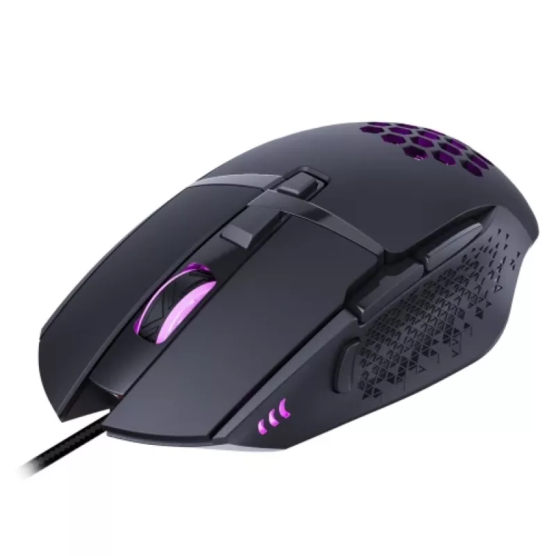 Lumi Legend WM03G-16 juhtmega hiir, USB Type-A, optiline, 7200 DPI, must