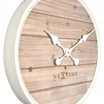 NeXtime kell 3134wi Plank, Ø50 cm, sein, valge