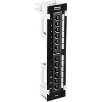 TRENDnet TC-P12C6V - jaotusliist - sobiv seinale paigaldamiseks - CAT 6 - UTP - RJ-45 X 12