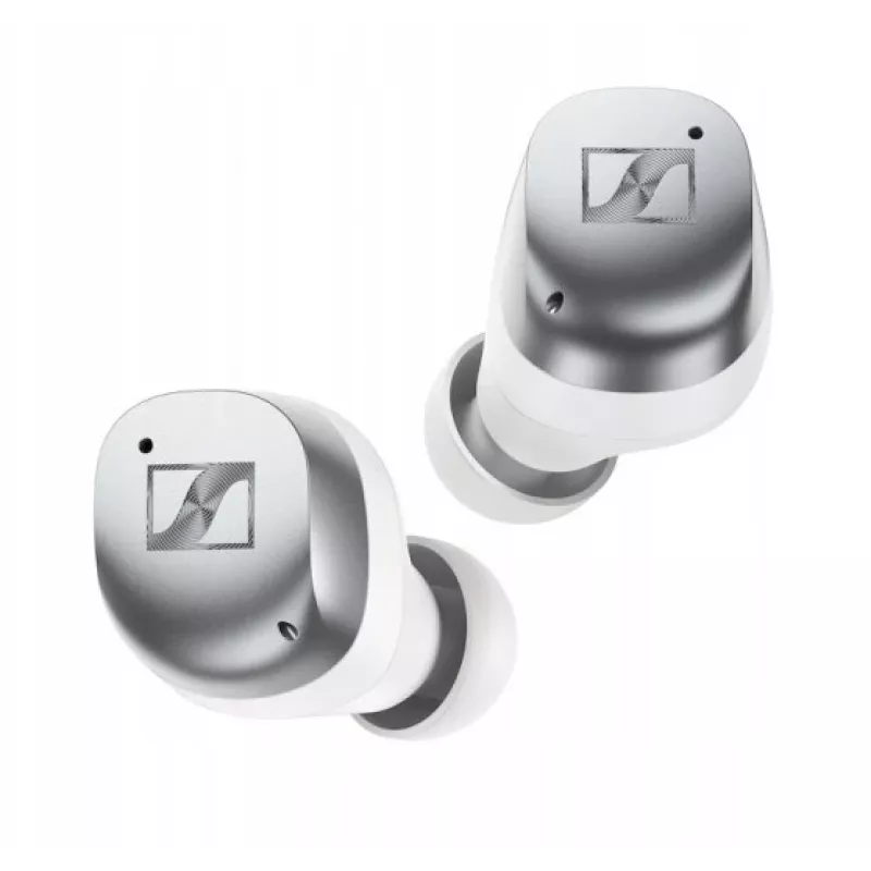SENNHEISER Momentum MTW4 juhtmevabad Bluetooth mürasummutusega spordikõrvaklapid - valge ja hõbedane