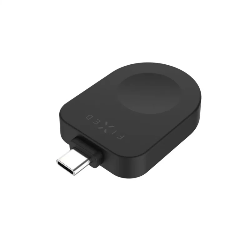 Fikseeritud USB-C laadimisadapter FIXED FIXDW-AWAP-BK Apple Watchi Powerstation Uni jaoks, kompaktne varuosa