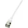 LogiLink Ultraflex SlimLine - Patch-kaabel - RJ-45 (I) kuni RJ-45 (I) - 0,5 m - 3,8 mm - varjestatud PIMF - CAT 6a - Varjestatud, halogeenivaba, vormitud - Valge, RAL 9010
