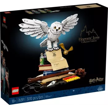 LEGO Hogwarts Icons Collectors Edition 76391 — 3010 osa, 3 minifiguuri, 18+