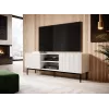 PAFOS RTV-kapp peal must terasraam 150x40x60 cm valge matt