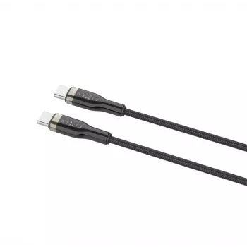 USB-C–USB-C kaabel FIXED FIXDB-CC2-BK — 2 m, 100 W, fikseeritud mitte-eemaldatav