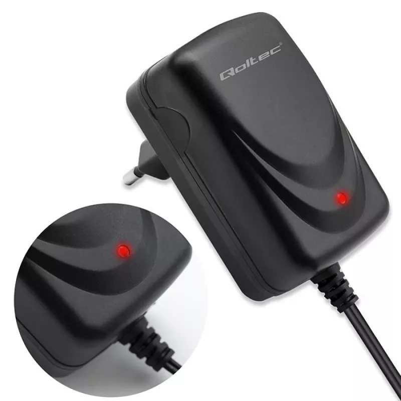 Akulaadija QOLTEC Charger AGM GEL STD 6V 1A 6 V pliiakudele, AGM- ja geelakudele
