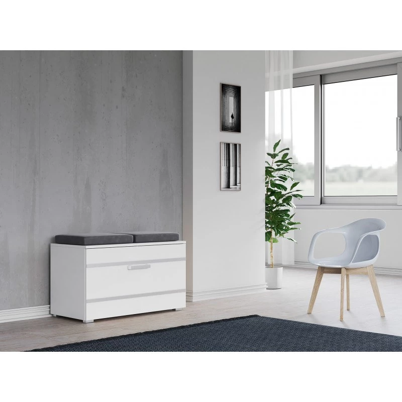 Closed shoe cabinet top e shop OPAL SZAFKA BIEL — Valge, puitlaastplaat, L850×K450 mm, 16 mm raam