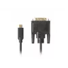 Video kaabliadapter LANBERG CA-CMDV-10CU-0030-BK, USB USB-C to DVI-D, 3 m, Must