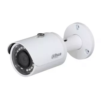 Dahua Technology Lite DH-HAC-HFW1400S Bullet CCTV turvakaamera 2560×1440, 1/2.7 tolli CMOS, 97° horisontaalne, 360° pööramine, juhtmega, valge