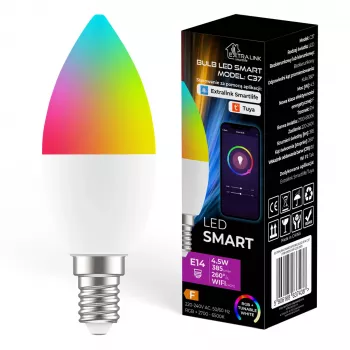 Extralink Smartlife LED-pirn, E14 C37 2700-6500K WiFi 220-240V