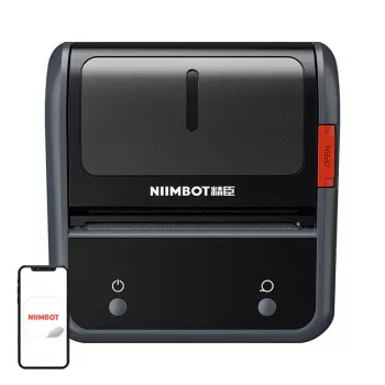 Termoetikettprinter NIIMBOT B3S_P 300 dpi Bluetooth kaasaskantav, hall