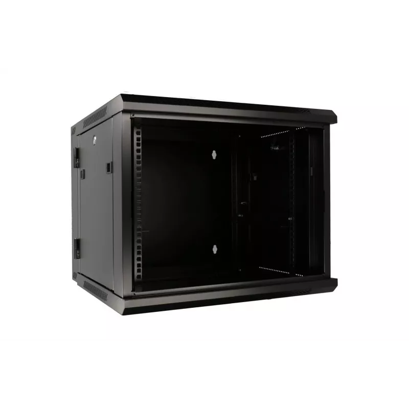 Extralink Rack-kapp 6U 600x600 AZH Must seinakinnitusega, pöörduv
