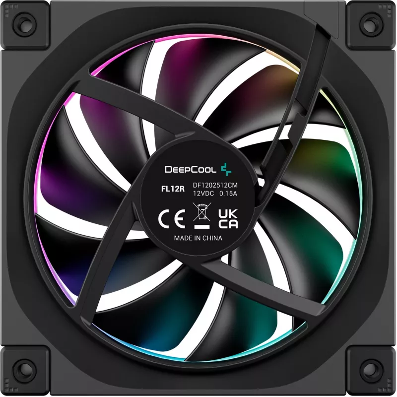 DeepCool FL12R 120mm ARGB pöördlabaga korpusventilaator 3-pakk
