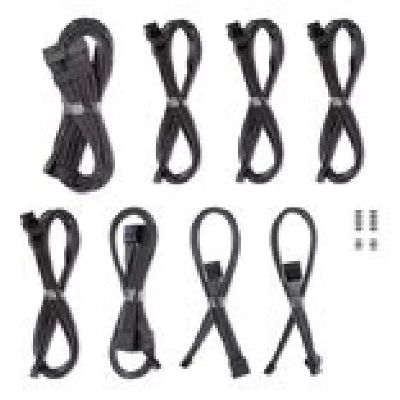CableMod C-Series Pro ModMesh kaablikomplekt Corsair RMi/RMx/R toiteallikatele — Carbon värvi