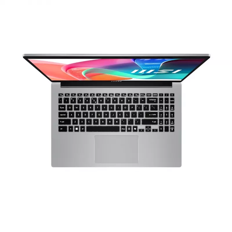 MSI Modern 15 F13MG-088PL Intel® Core™ i7 i7-1355U sülearvuti 39,6 cm (15,6 inch) Full HD 16 GB DDR4-SDRAM 512 GB SSD Wi-Fi 6E (802.11ax) Windows 11 Pro hõbedane