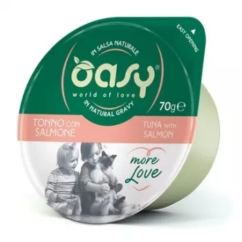 Oasy More Love Tuunikala lõhega topsi 70g
