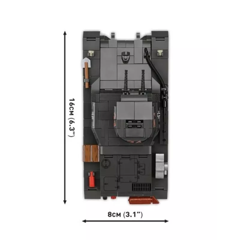Ehituskomplekt Cobi Panzer I Ausf. B – 654 tk, detailne mudelitanki komplekt