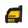 DeWALT DW088CG joonlaser — roheline laser, horisontaalne/vertikaalne, 30 m ulatus, statiivikeere 1/8 tolli, patarei AA (1 kaasas), 3× tugi