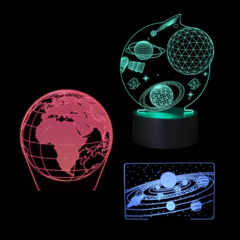 Manta SNL118RGB RGB 3D dekoratiivne LED-lamp