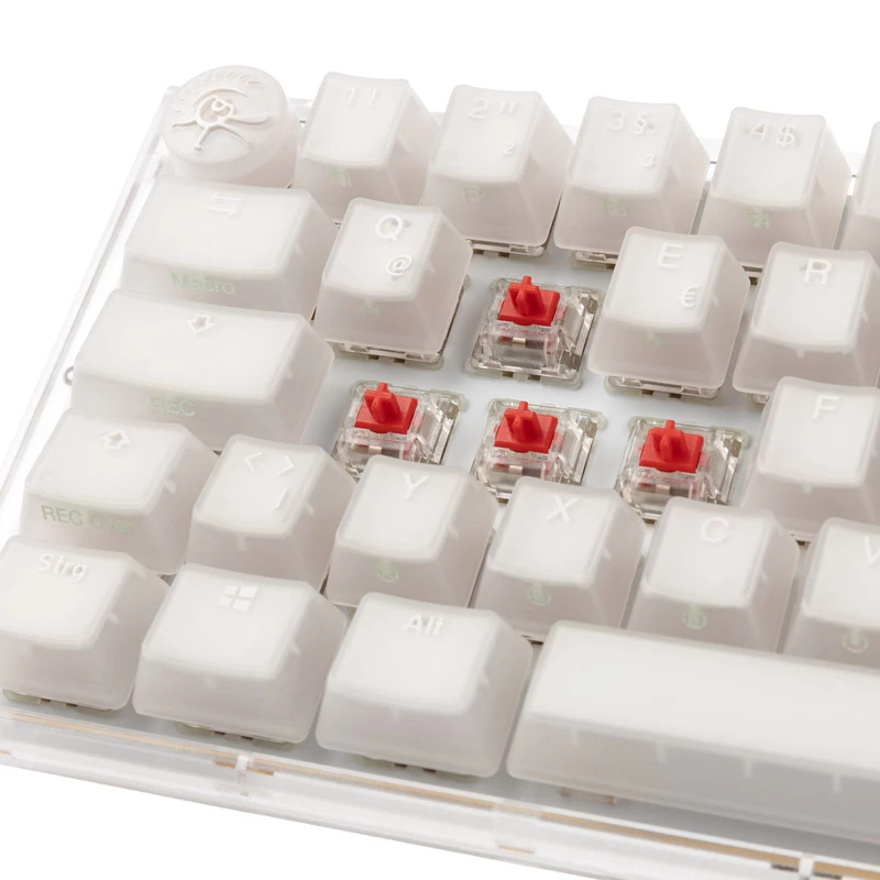 Ducky One 3 Mini klaviatuur mängimiseks USB valge