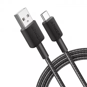 Anker Innovations 322 USB-A–USB-C kaabel nailonist 1,8 m must – kaabel – digitaalne/andmed
