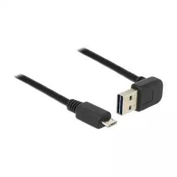 USB-kaabel DeLOCK 83536 USB 2.0 2m USB A Micro-USB B Valge
