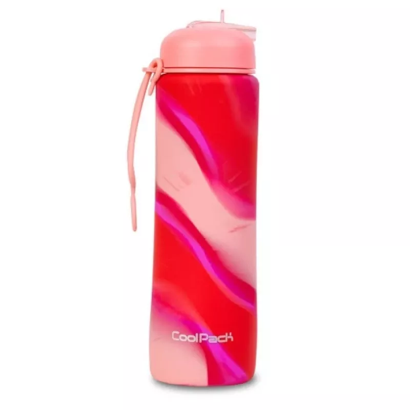 COOLPACK Silikoon veepudel Pump 600 ml Tüdrukutele Roosa